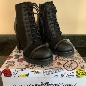 Jeffrey Campbell Black Booties
